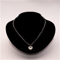 Collana Nanis Donna Q-Ori in Oro bianco Diamante 0.12 Ct CS4-473 - CS4-473